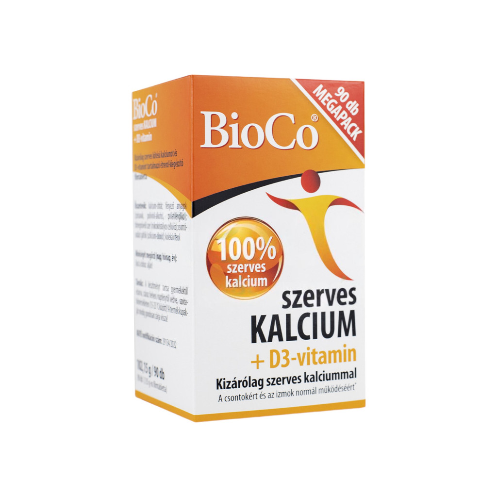 BIOCO SZERVES KALCIUM + D3-VITAMIN 90DB