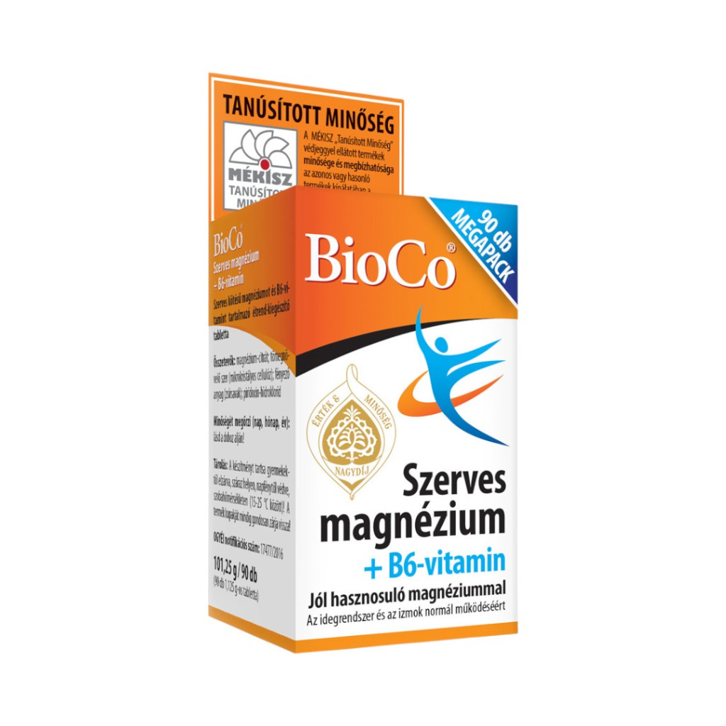 Bioco organic magnesium with b6-vitamin tablets 90 pcs