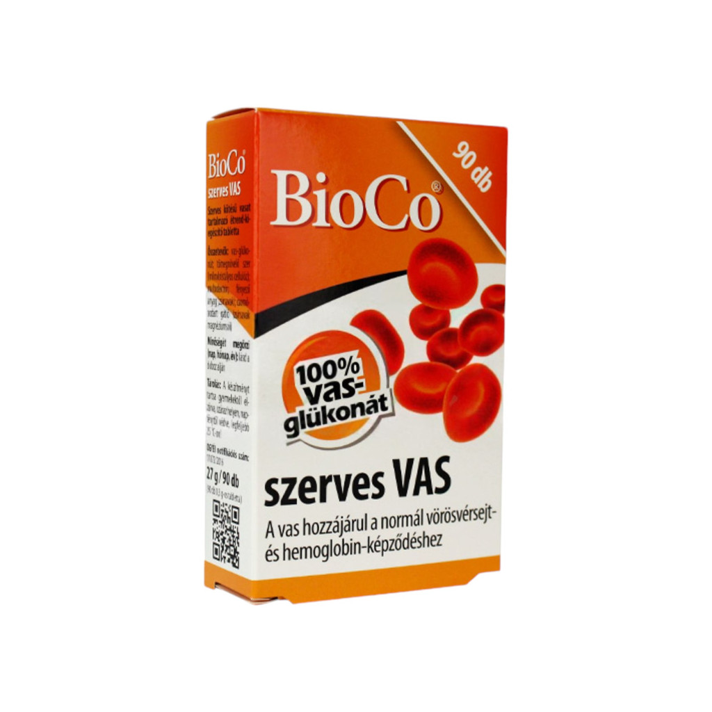 Capsule de fier organic Bioco 90 buc.
