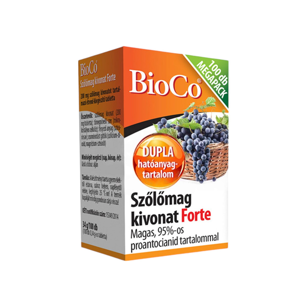 Bioco szőlőmag forte tabletta 100 db