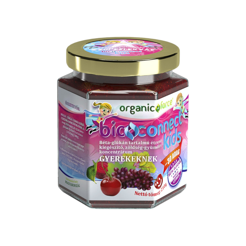 Bioconnect kids vegetable-fruit concentrate with beta-glucans 210 g