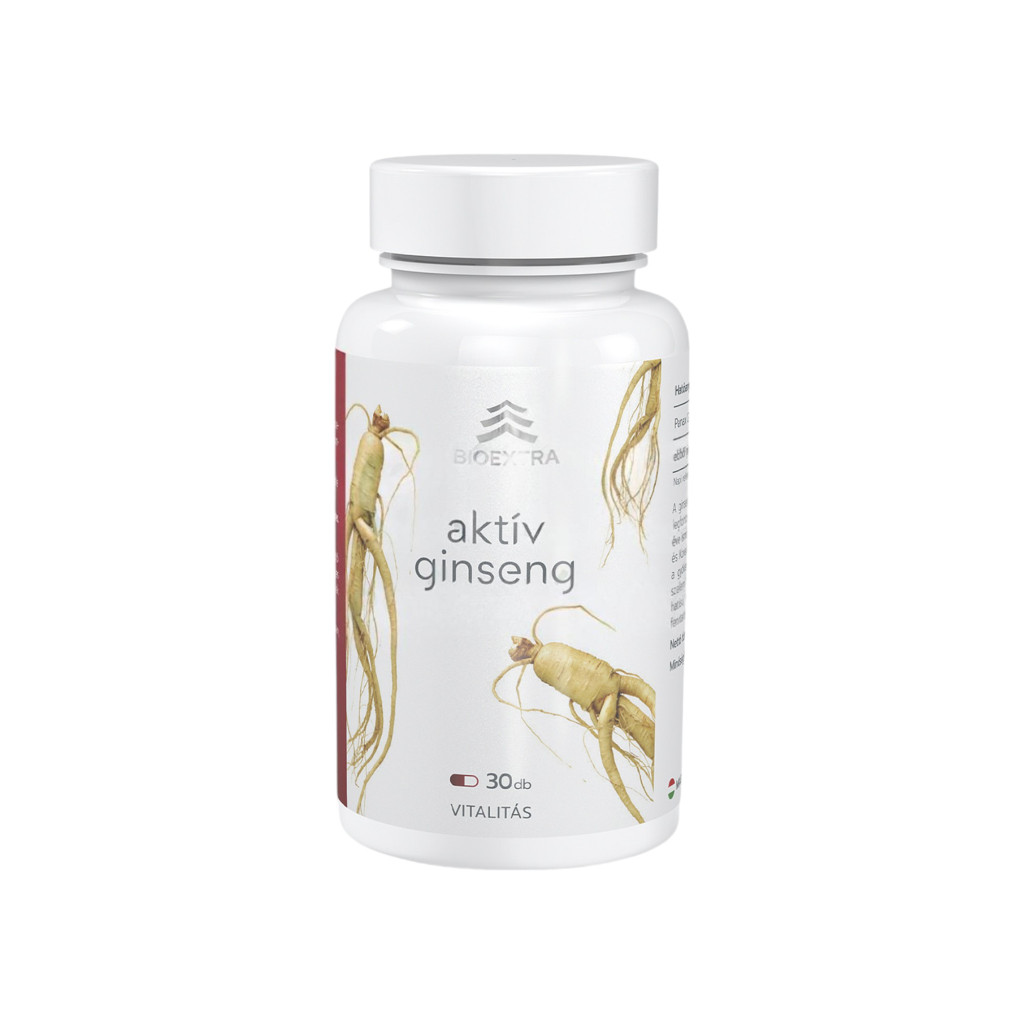 Bioextra Aktive Ginseng-Kapseln in einer Flasche mit 30 Stk.