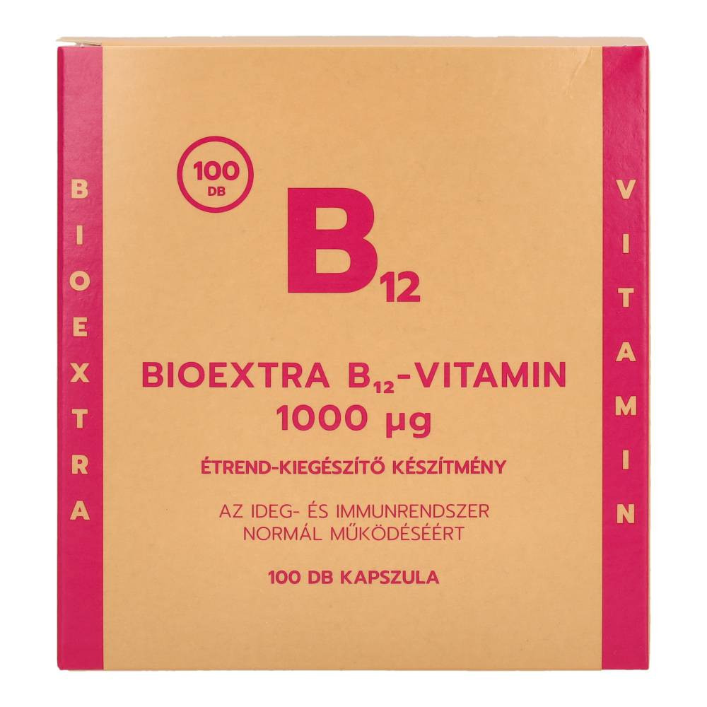 Bioextra b12-vitamin 1000 g kapszula 100 db