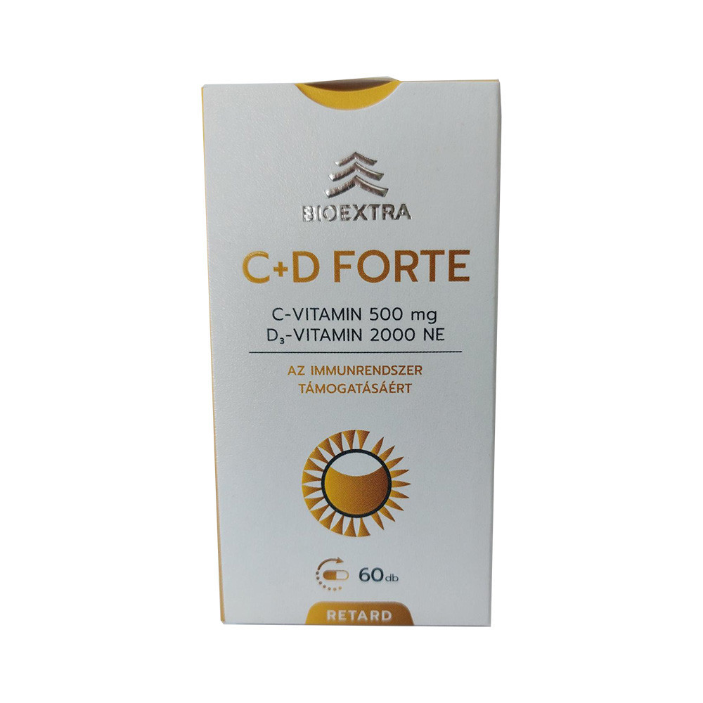 Supliment alimentar capsule Bioextra c+d forte 60 buc.