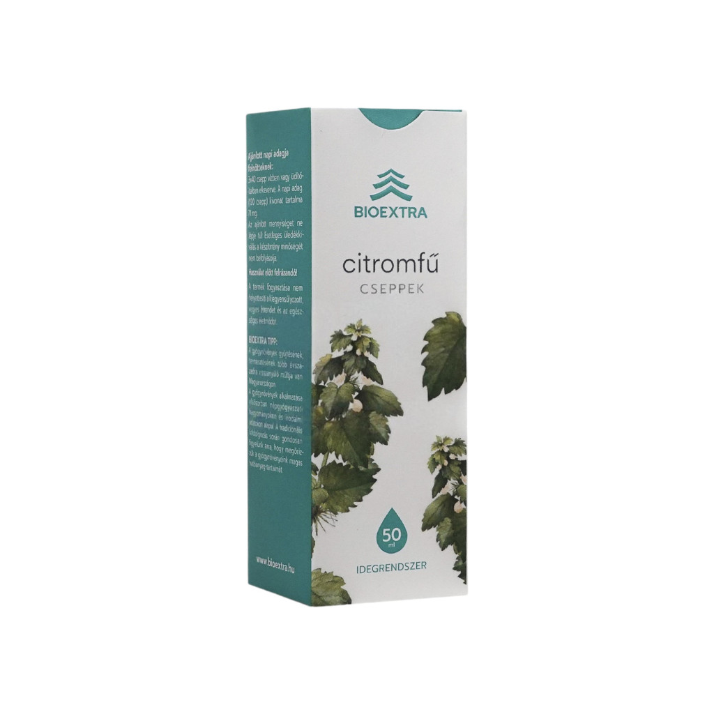 Kvapky Bioextra s citrónovou mätou 50 ml