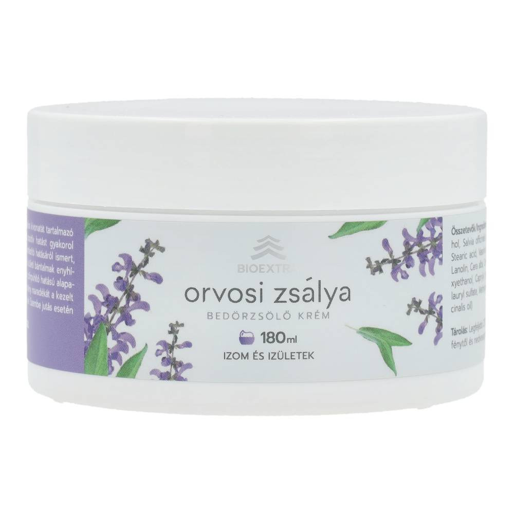Crema de masaj cu salvie medicală Bioextra 180 ml