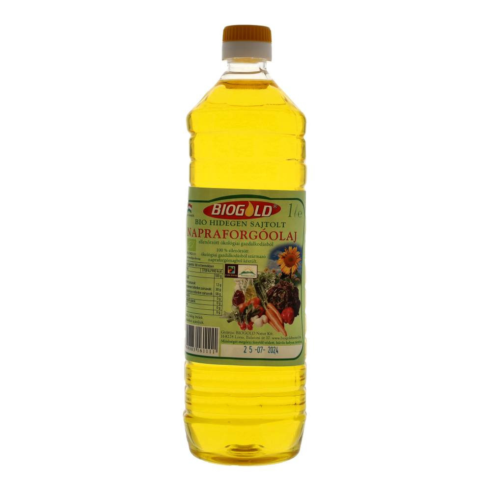 Ulei de floarea soarelui bio Biogold 1000 ml