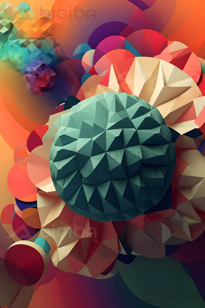 Geometrische Traumlandschaft