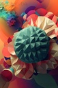 Geometrische Traumlandschaft