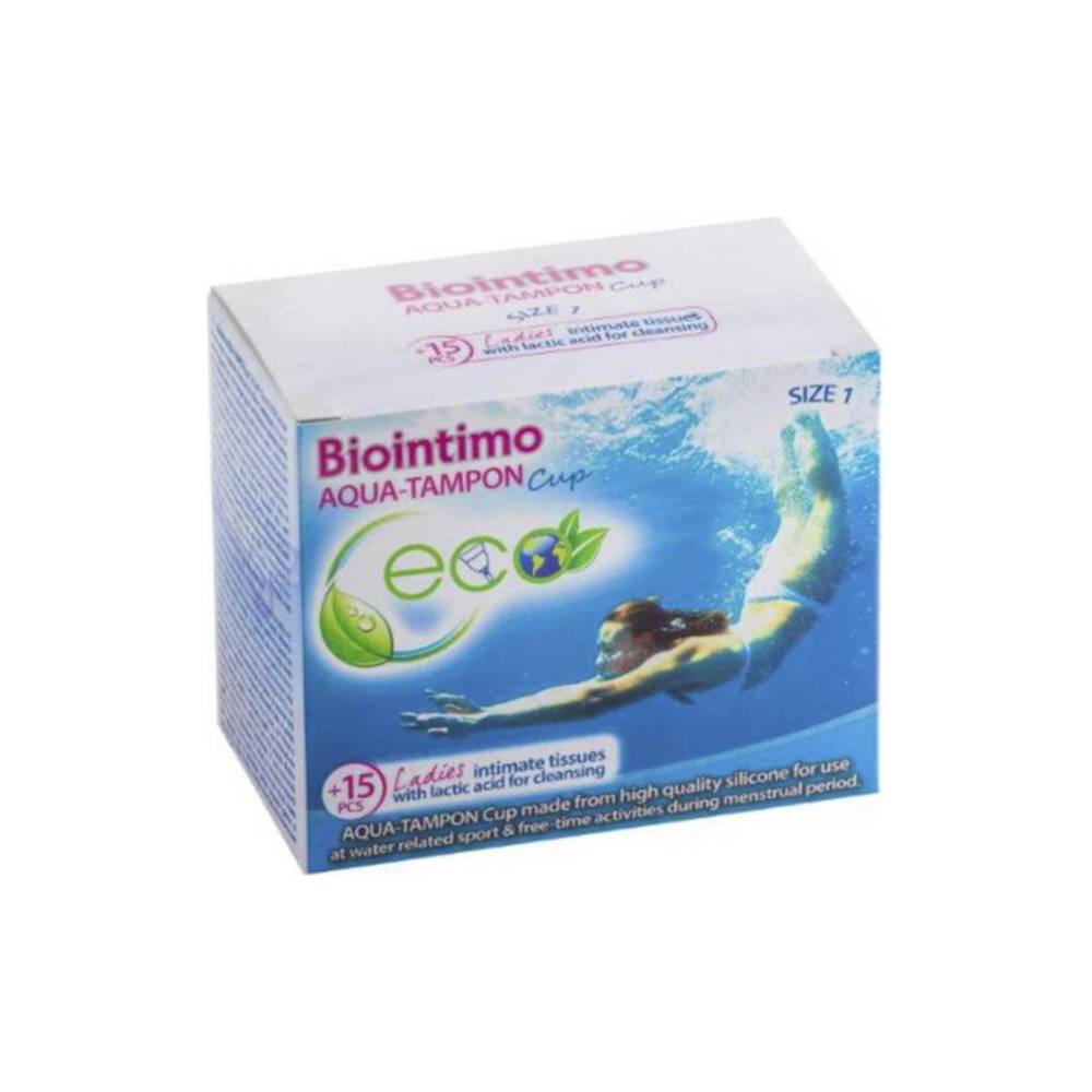 Biointimo aqua Tampon Cup Größe 1 Stück 1