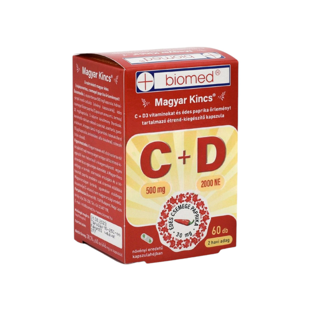Biomed ungarischer Schatz Kapsel c+d 60 Stk