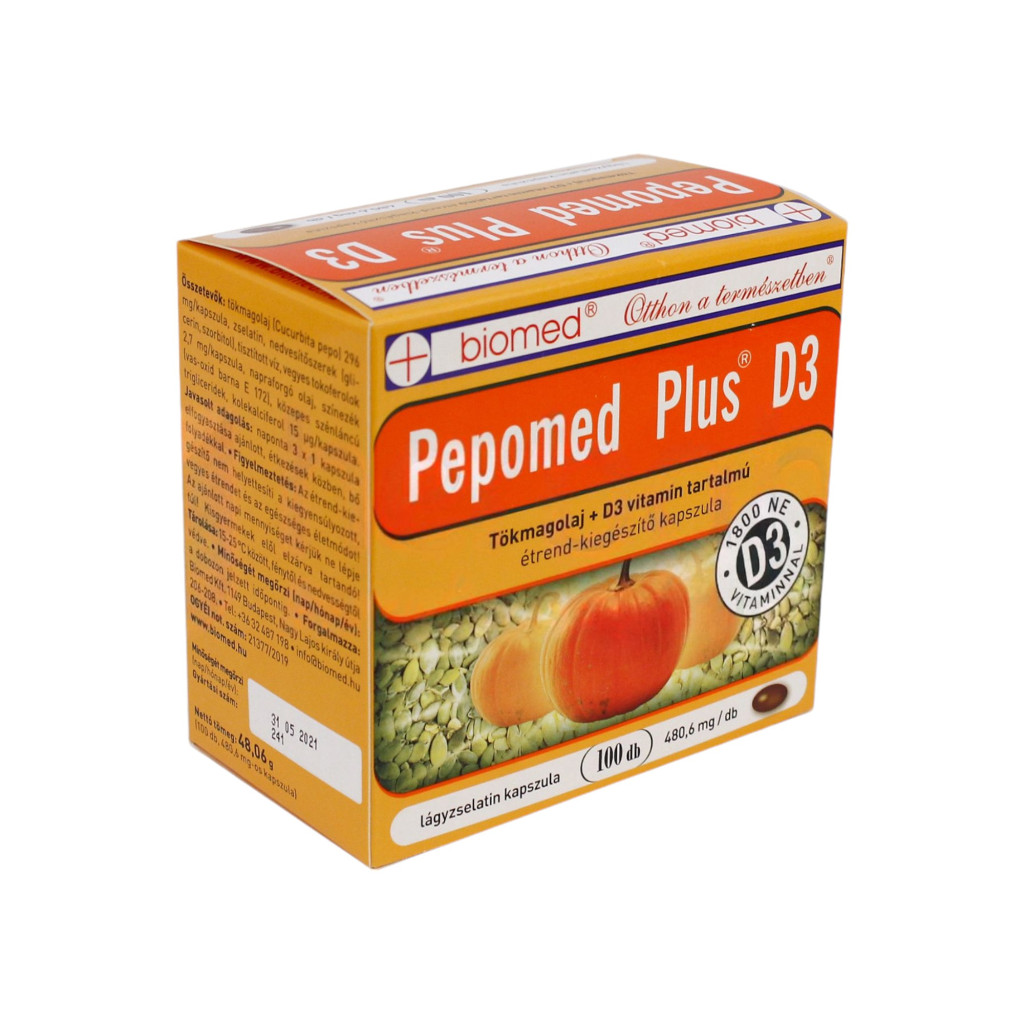 Capsule Biomed Pepomed Plus D3 (100 buc.