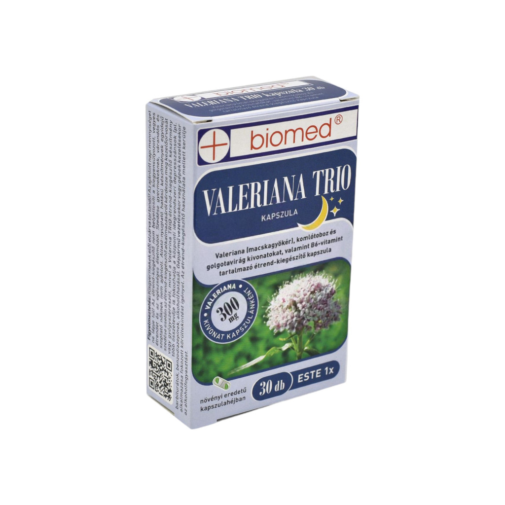 Kapsula Biomed Valeriana Trio 30 ks
