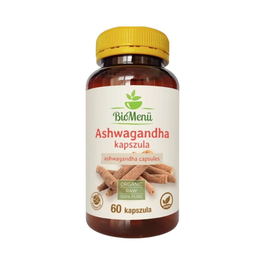 BioMenü capsule bio cu ashwaganda 60 buc