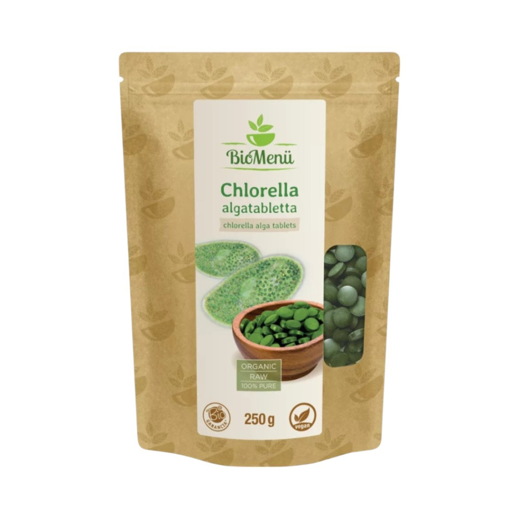 BioMenü organiczne tabletki z chlorellą ok. 500 szt. 250 g