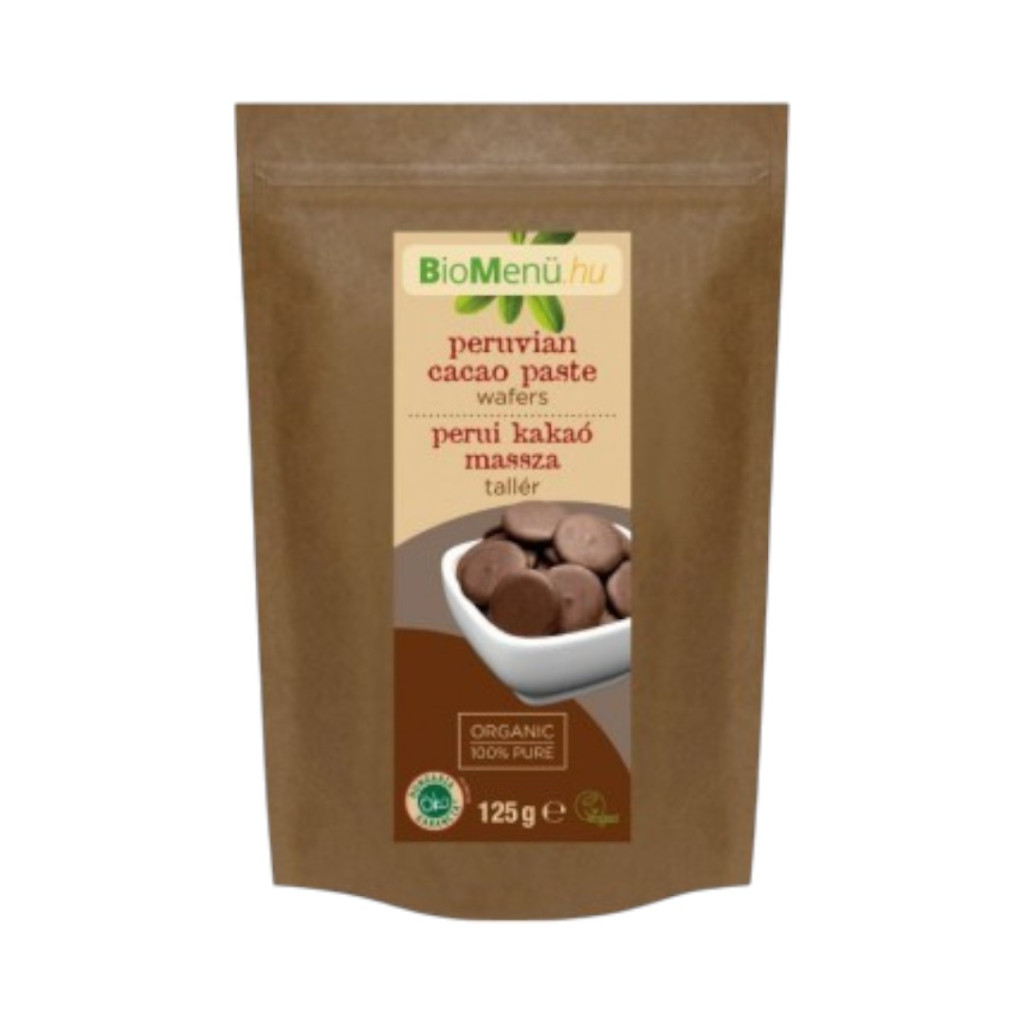 BioMenü Bio Kakaomasse Scheibe peruanisch 125 g
