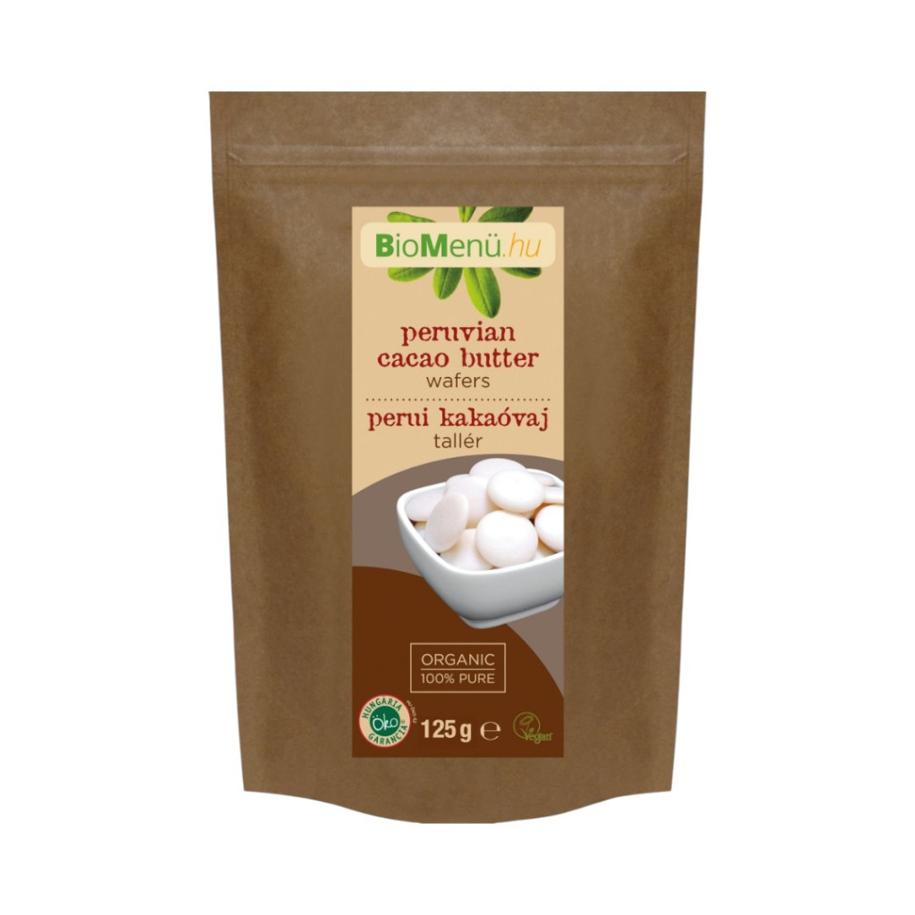 Disc de unt de cacao bio peruane BioMenü 125 g