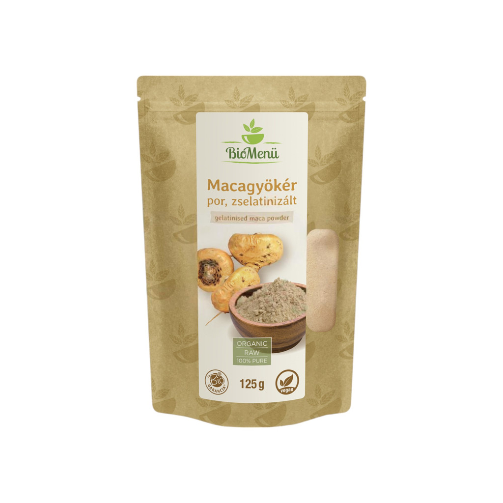 BioMenü bio želatinizovaný prášok z maca koreňa 125 g