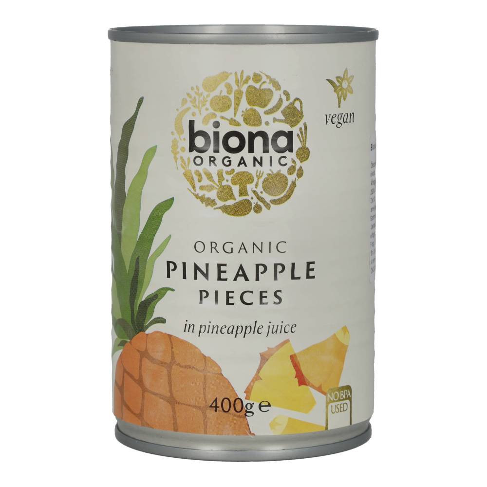 Biona bio kúsky ananása v ananásovom džúse 400 g