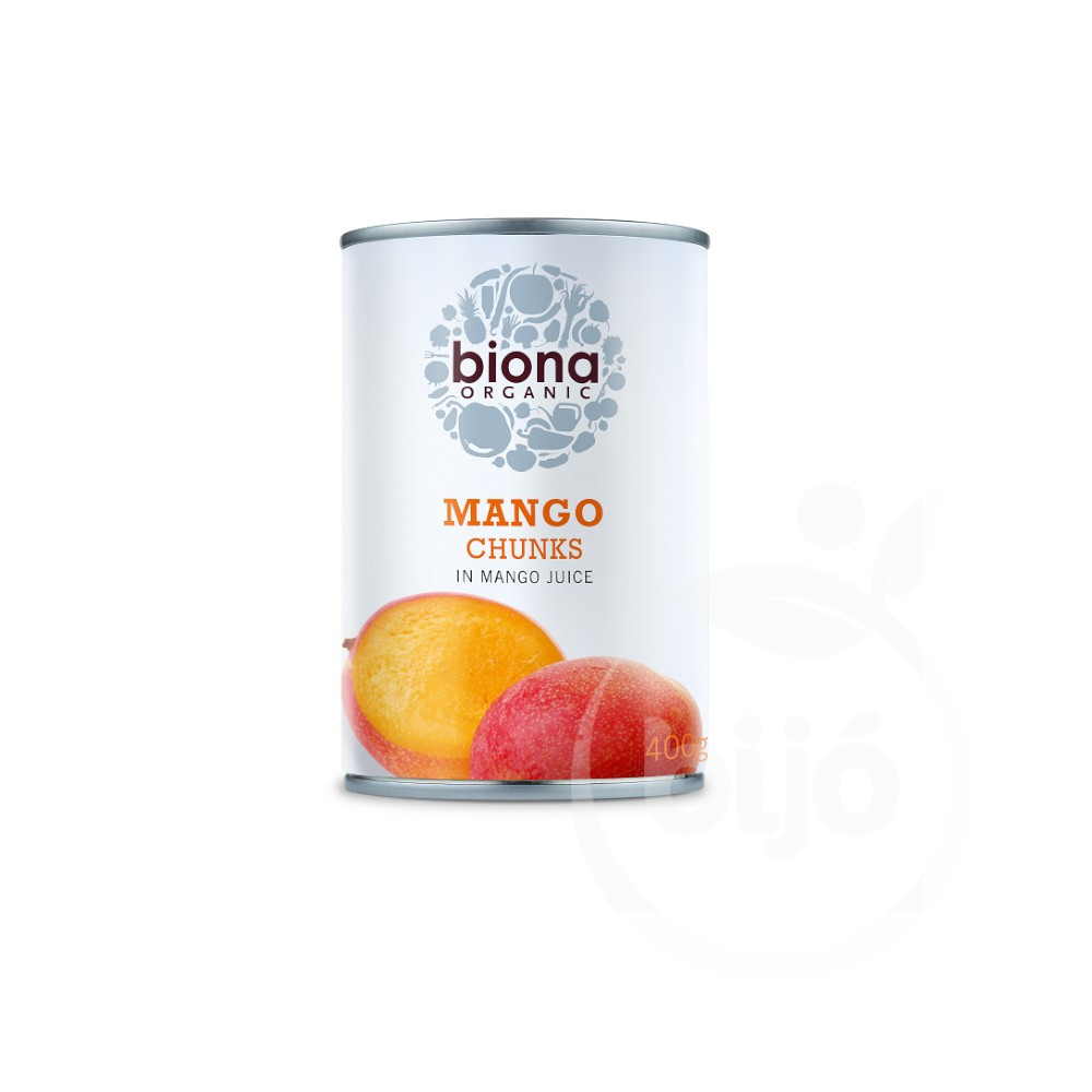 Biona organic mango pieces in mango juice 400 g