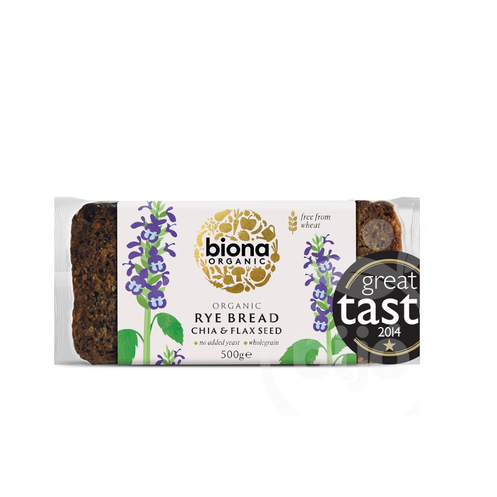 Biona bio rozskenyér chia mag és lenmag 500 g