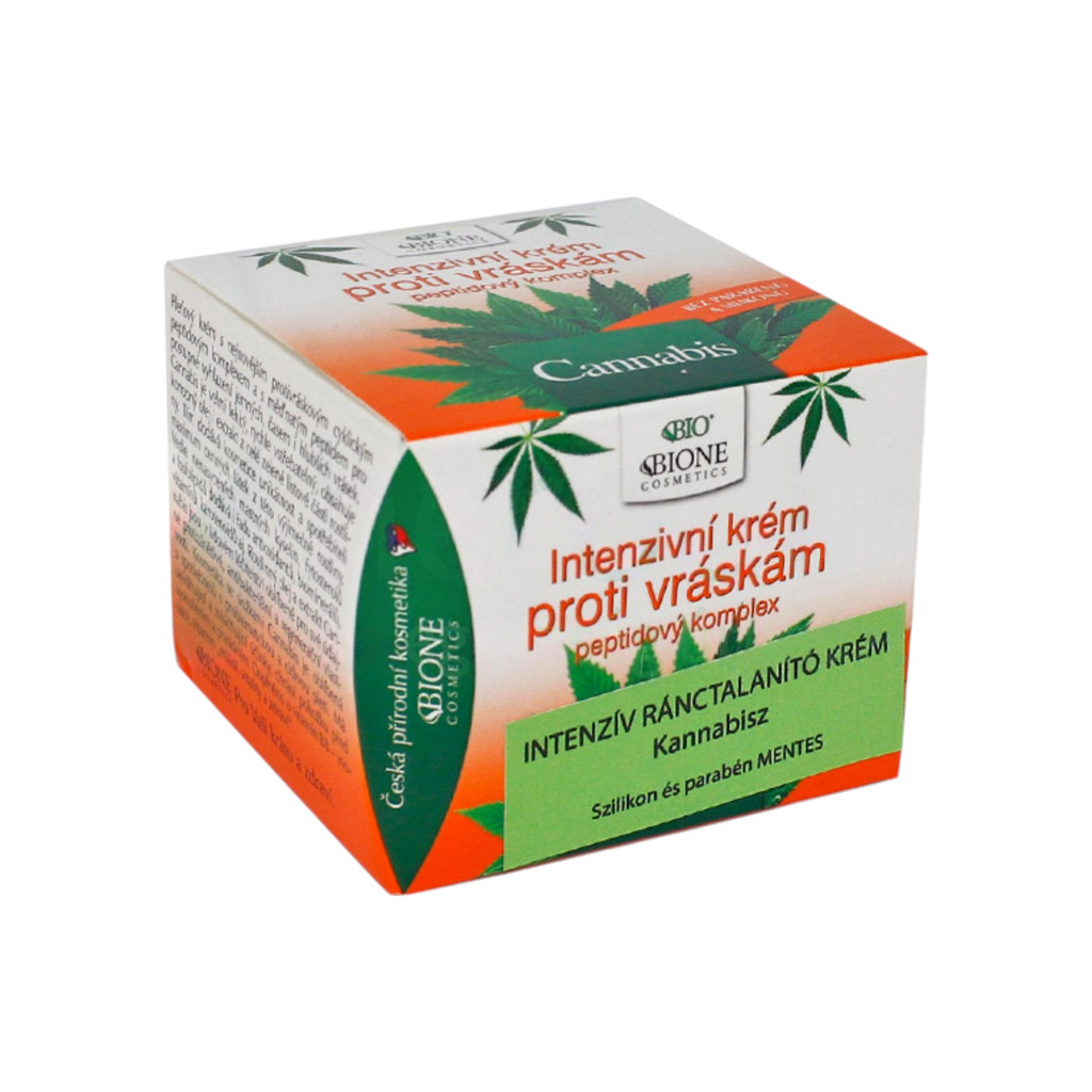 Intenzivní protivráskový krém s kanabidou Bione 51 ml