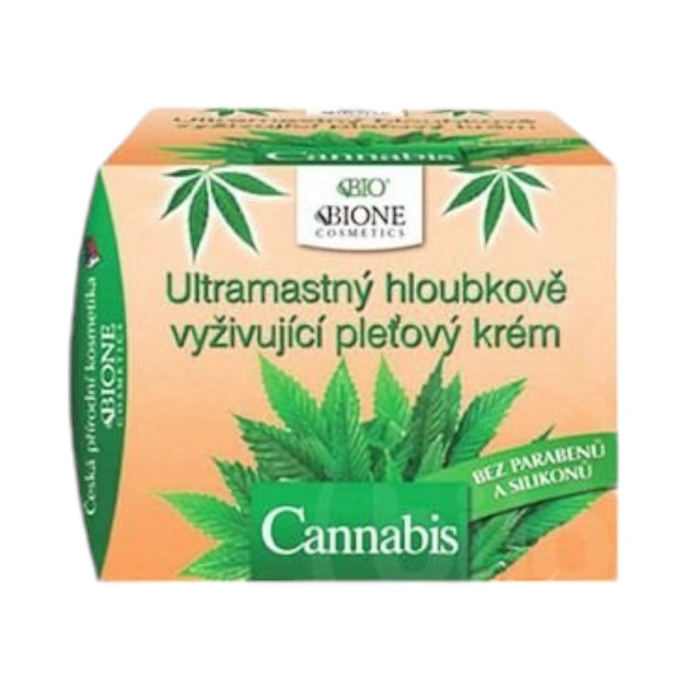 Bione Cannabis nährende Gesichtscreme für trockene müde Haut 51 ml