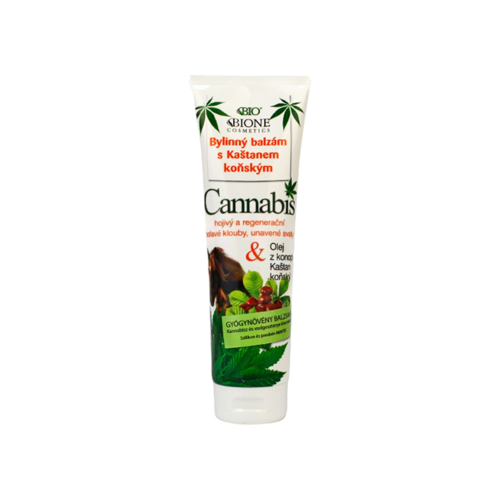 BIONE COSMETICS CANNABIS HERBAL BALM WITH HORSE CHESTNUT EXTRACT 300 ml
