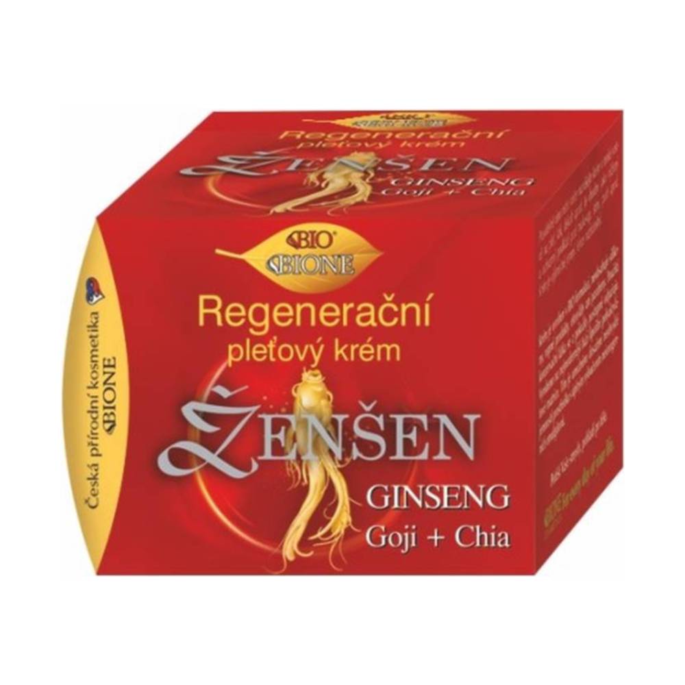 Bione cosmetics ginzeng, goji, chia regeneráló arckrém 51 ml