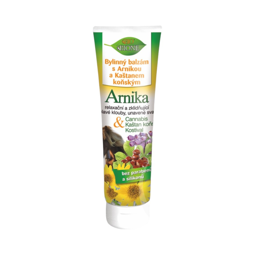Bione herbal balm with cannabis and arnica extract, 300 ml