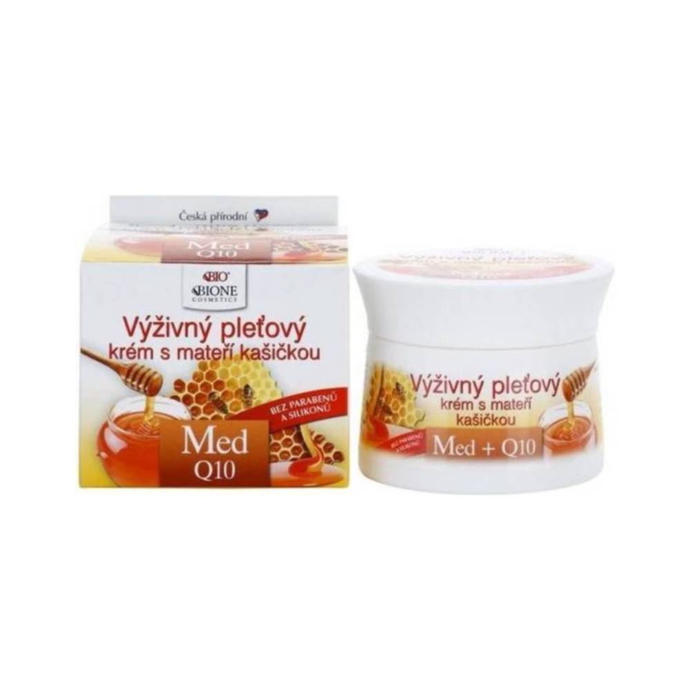 Nourishing face cream Bione with honey and Q10 with 51 ml