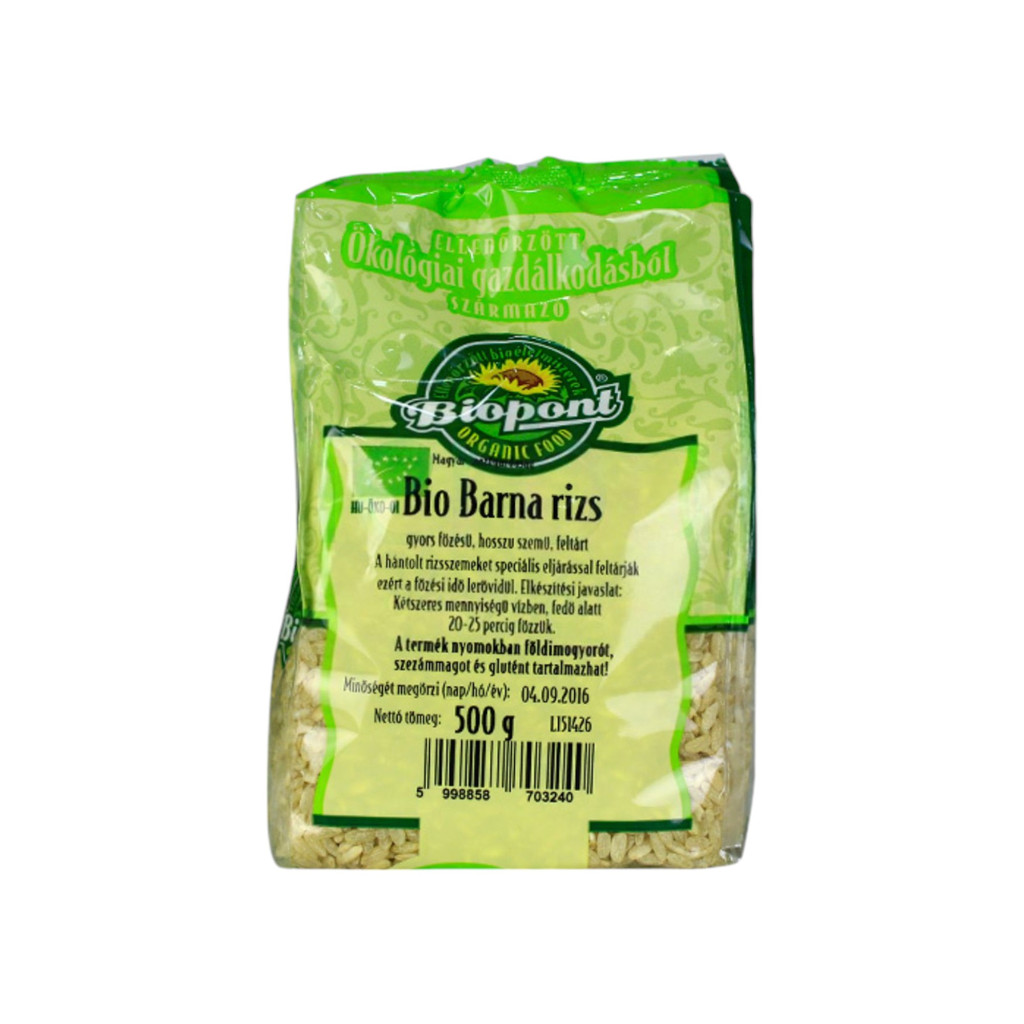 Biopont organic quick-cooking brown rice 500 g