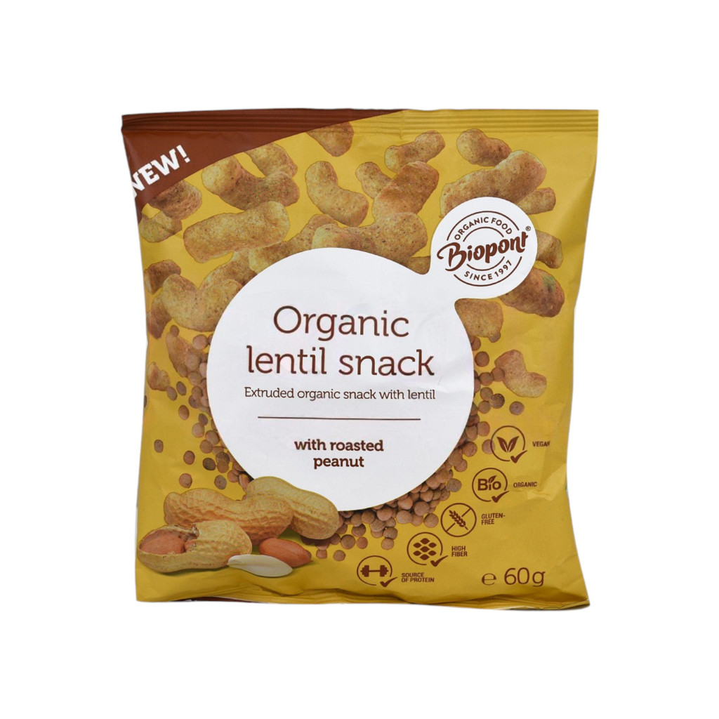 Biopont Bio-Extrudierte Linse mit Erdnüssen 60 g
