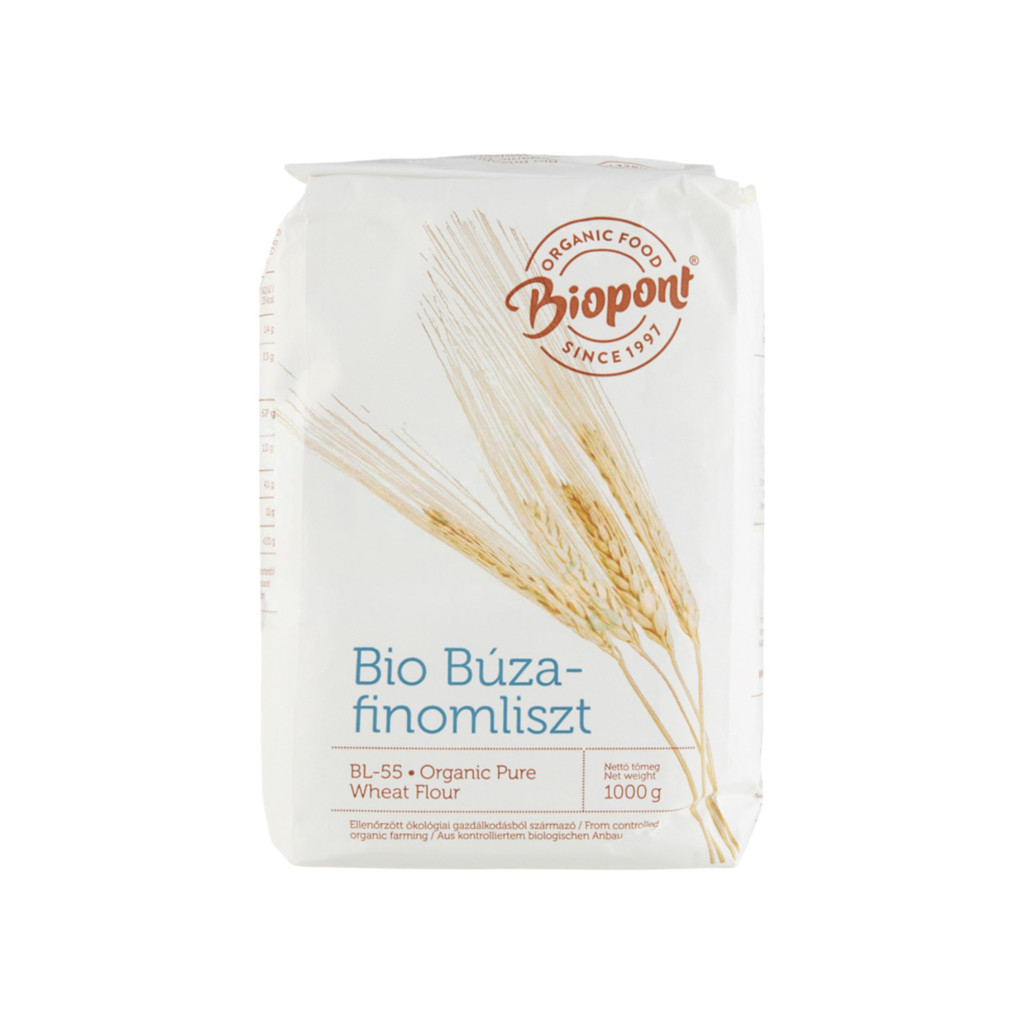 Biopont Bio Delikatna biała mąka pszenna bl-55 1000 g