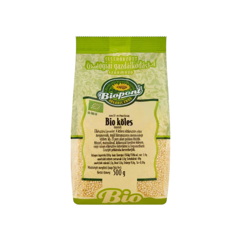 Organic Hulled Millet Biopont, 500 g