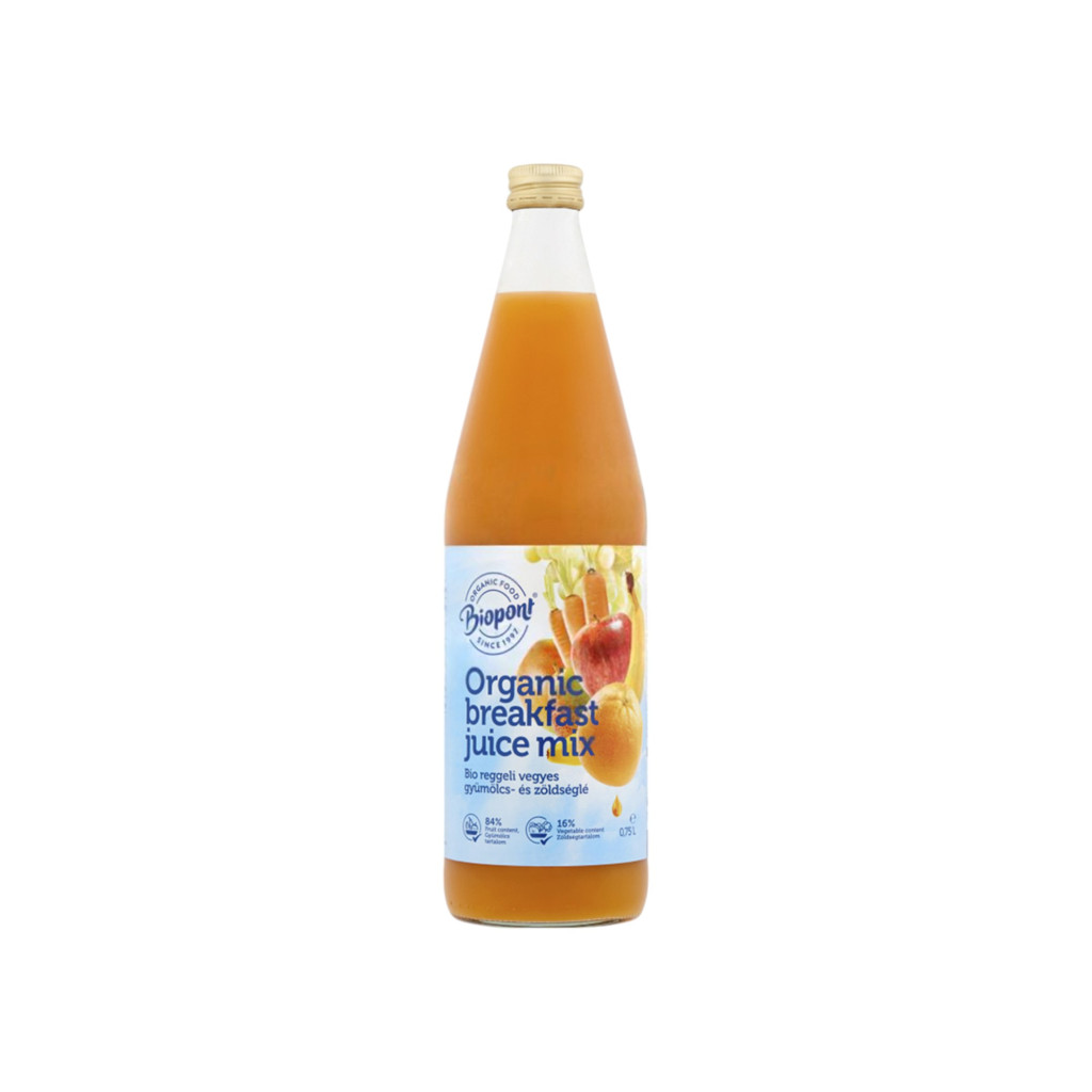 Biopont Bio-Mischsaft aus Früchten und Gemüse zum Frühstück, 750 ml