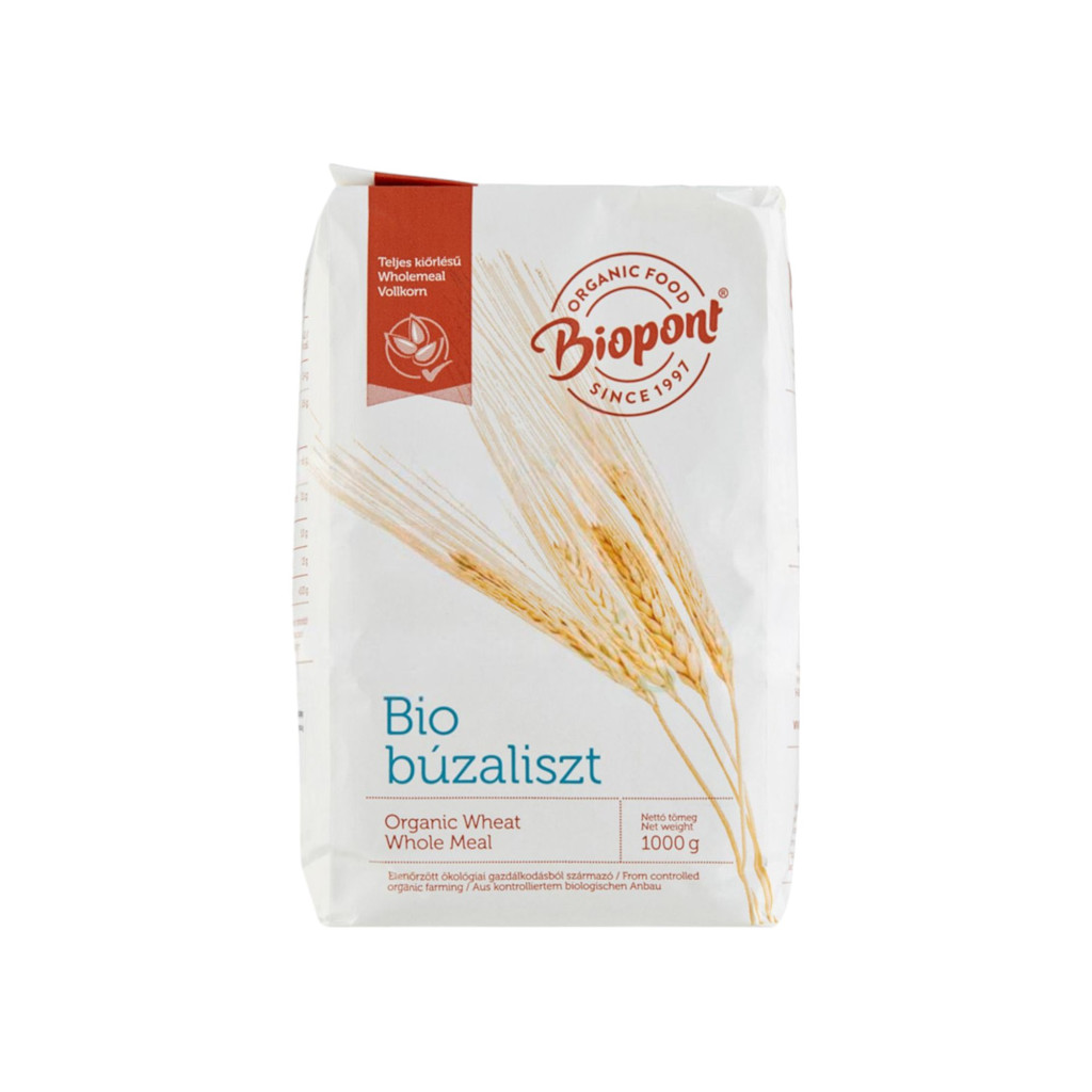 Biológia plnotučná pšeničná múka Biopont bltk-200 1000 g