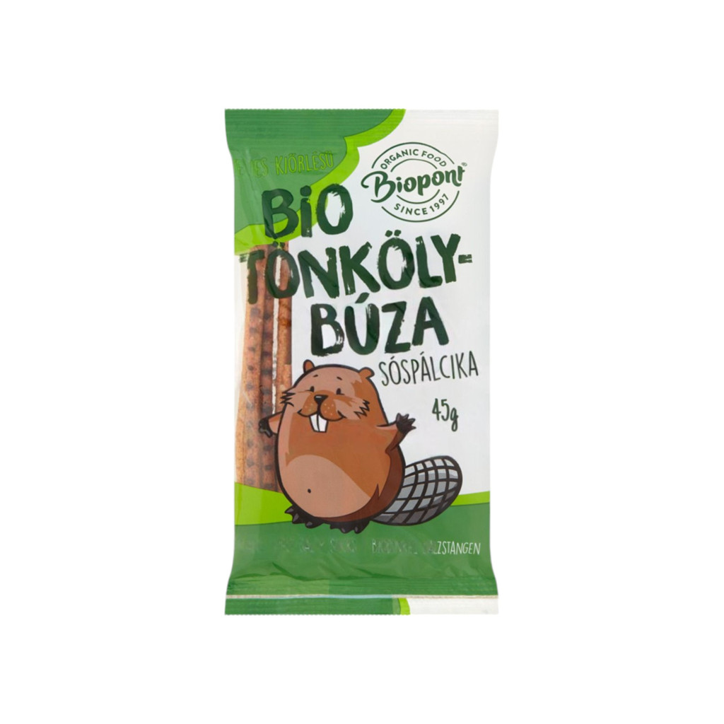 Bigiba bio bastonașe de tărâțe de grâu din sare 45 g