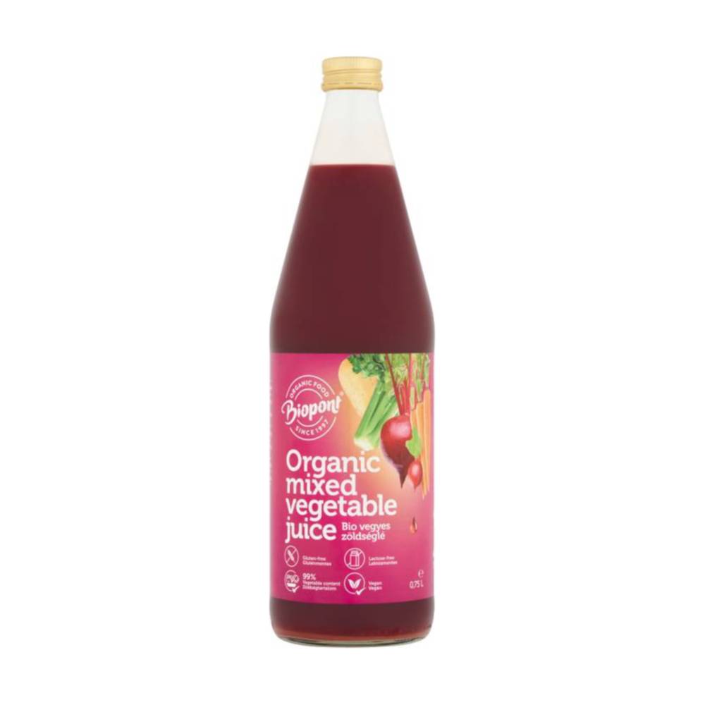 Biopont bio vegyes zöldséglé 750 ml