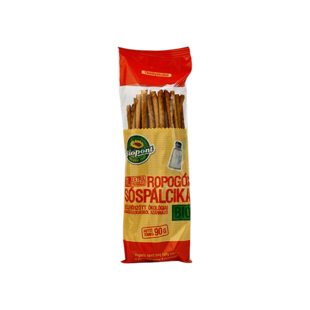 Długie chrupiące paluszki solone Bio XL od Biopont 90 g