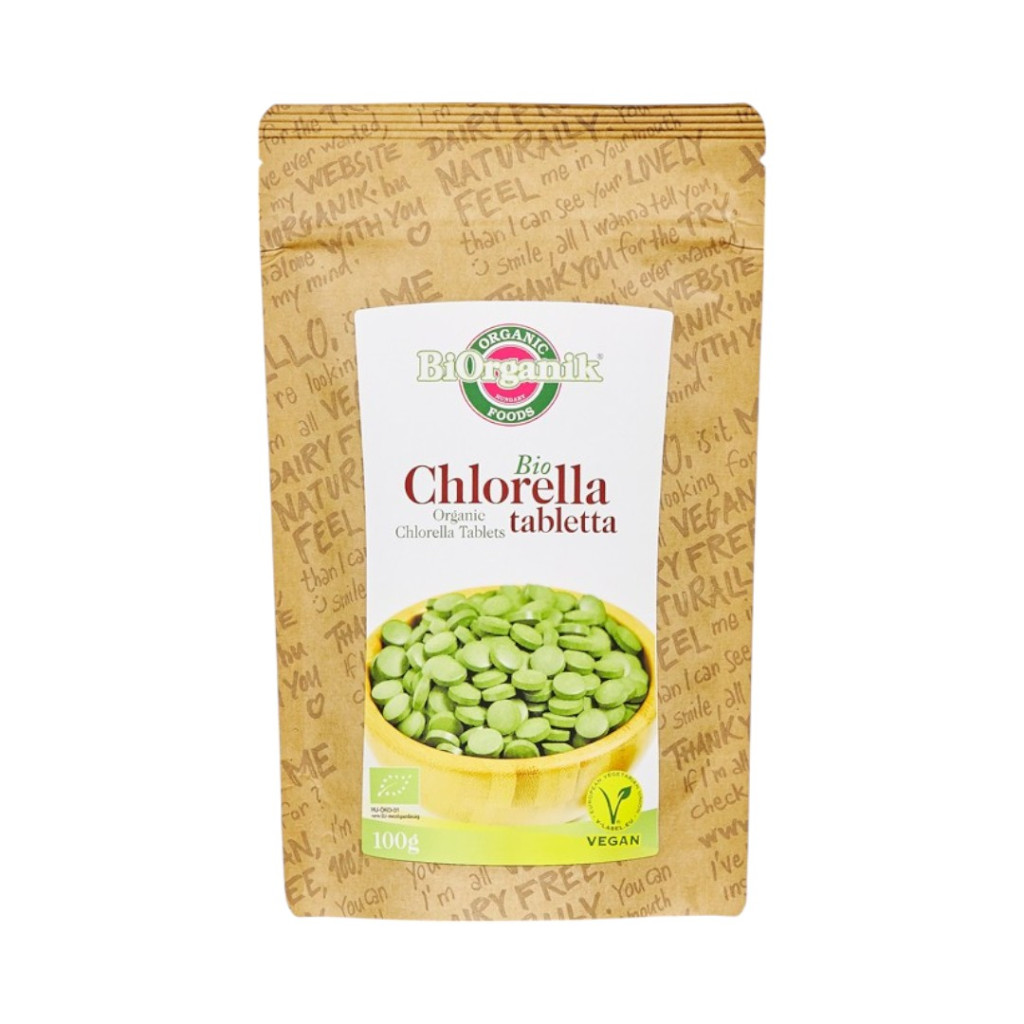 Tabletki z organiczną chlorellą Biorganik 100 g