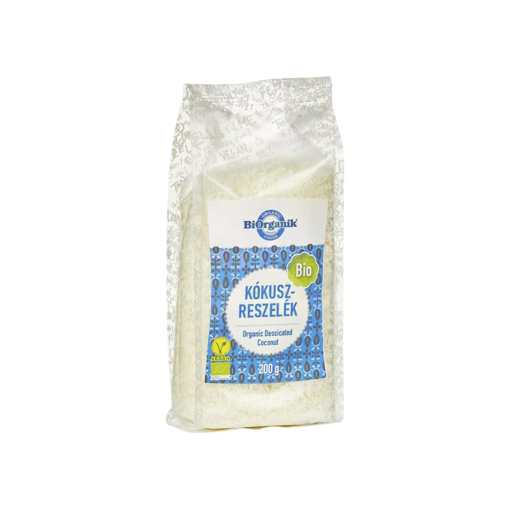 Biorganik bio kókuszreszelék 200 g