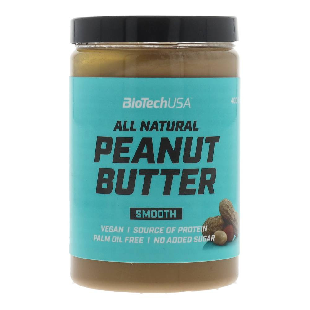 Biotech glatte Erdnussbutter 400 g