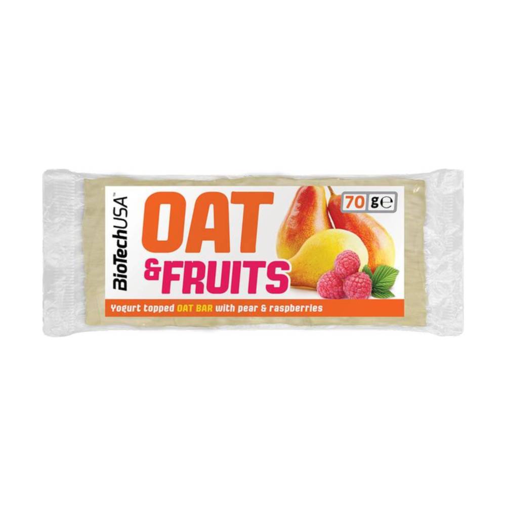 Biotech oat&amp;fruits zabszelet joghurtos körte-málna 70 g