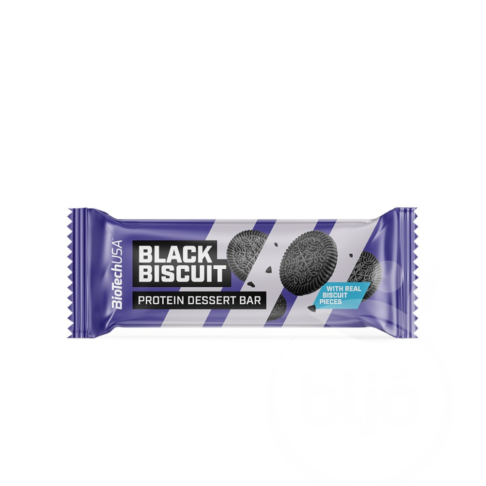 Biotech protein dessert bar black biscuit 50 g