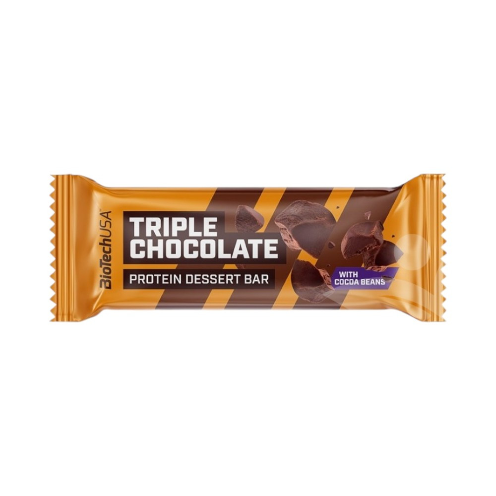 Biotech protein dessert bar triple chocolate 50 g