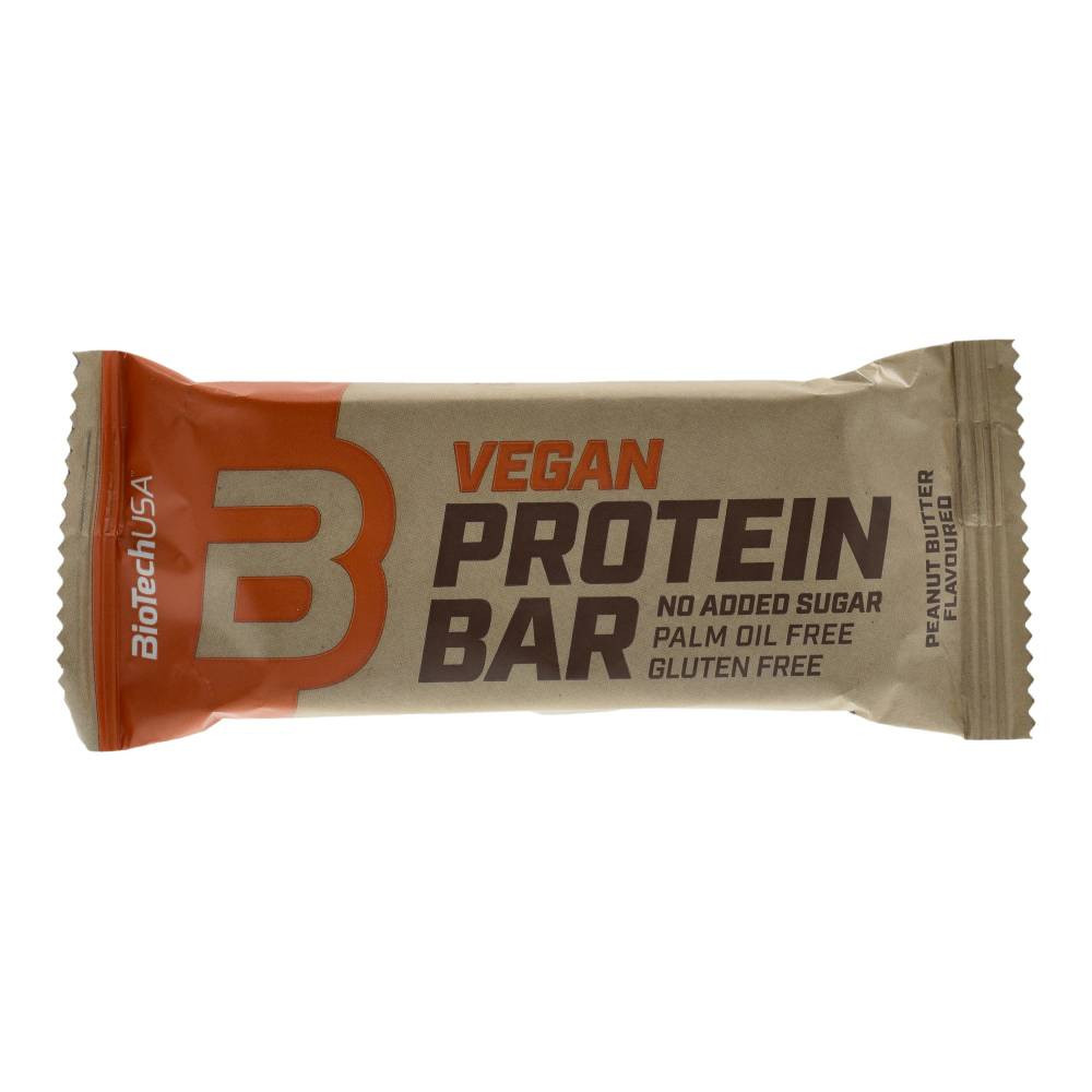 Biotech vegan protein bar peanut butter 50 g