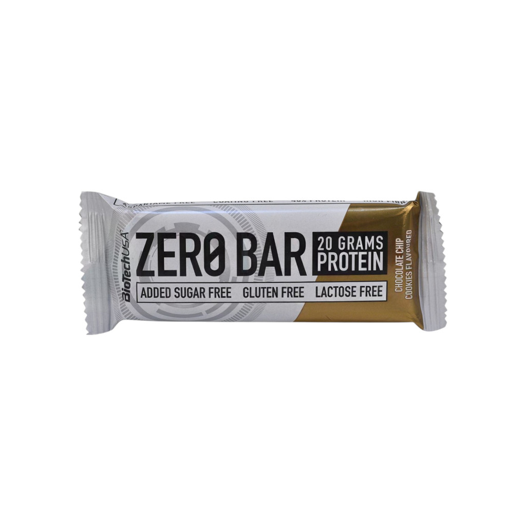 Biotech Zero Riegel mit Schokoladen-Chip-Cookies 50 g