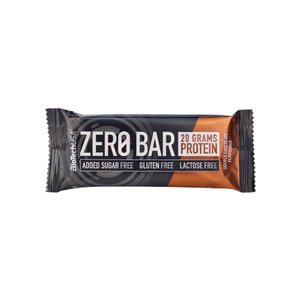 Biotech zero bar dublă ciocolată 50 g