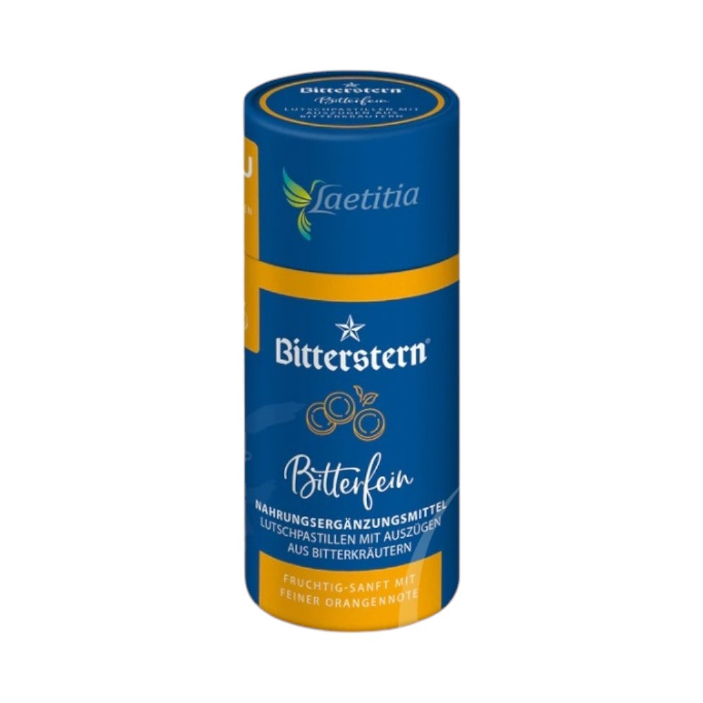 Bitterstern bitterfein étrend-kiegészítő pasztillák aromás keserű gyógynövények kivonataival 90 db